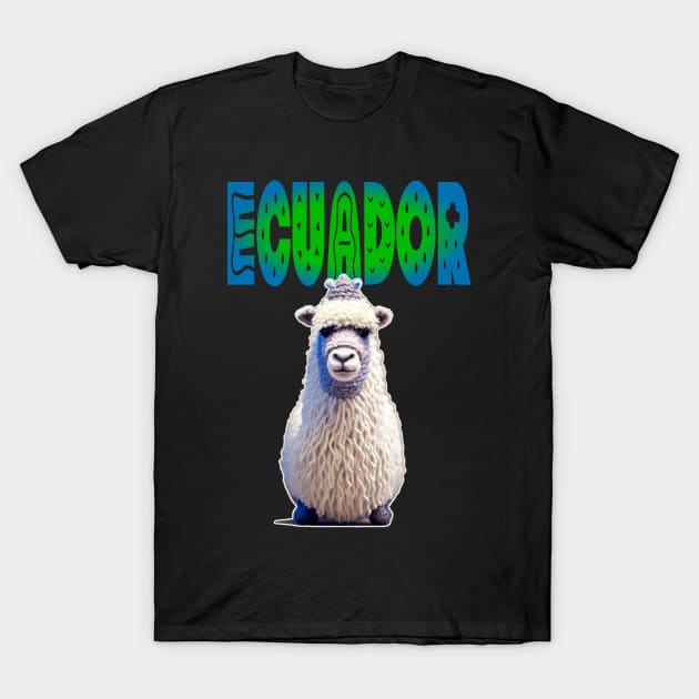 Ecuador Alpaca T-Shirt by BrightC